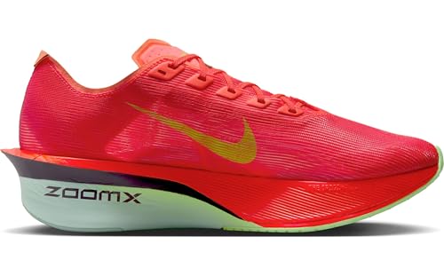 Men's Vaporfly 4 (600 - Bright Crimson/Lime Blast-Mint Foam)