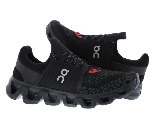 ON Cloudswift 4 AD Mens Shoes Size 8, Color: Black/Red-Black