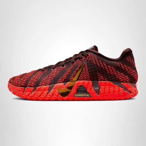 Nike Ja 3 "Lunar New Year Basketball Shoes (Light Chocolate/Silt Red/Metallic Gold) Size 8
