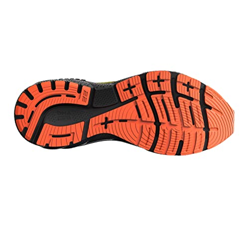 Brooks Men's Adrenaline GTS 22 Supportive Running Shoe - Nightlife/Black/Flame - 8 Medium