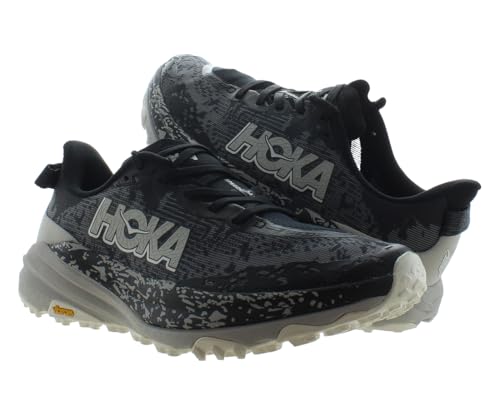 Hoka Men's Speedgoat 6 Black/Stardust 11 Medium