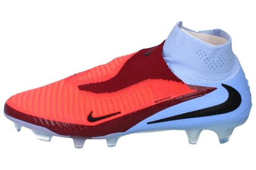 Nike Phantom 6 High Elite Firm-Ground Soccer Cleats (Royal Tint/Black/Bright Crimson) Size 11