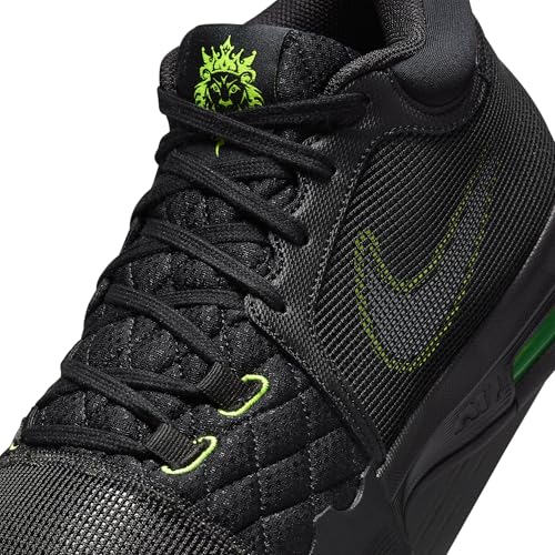 Nike Lebron Witness VIII Men's Basketball Shoes, Black White Volt, 12
