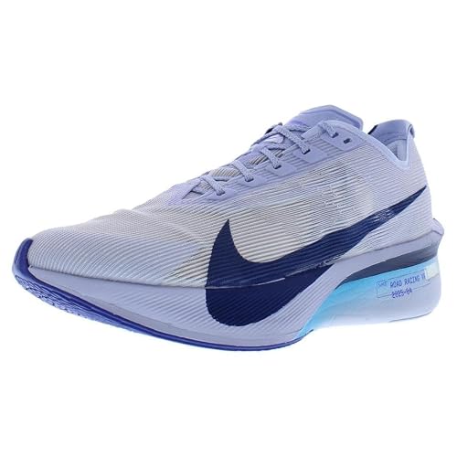 Nike Vaporfly 4 Men's Road Racing Shoes (HF6414-001, Ghost/Persian Violet/Football Grey/Blue Void) Size 7.5