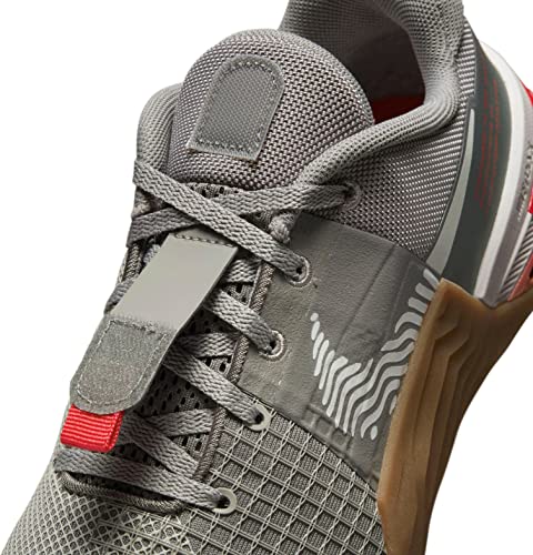 Nike Men's Metcon 8 Training Shoes, Flat Pewter Phantom Gum Med Brown, 10 US