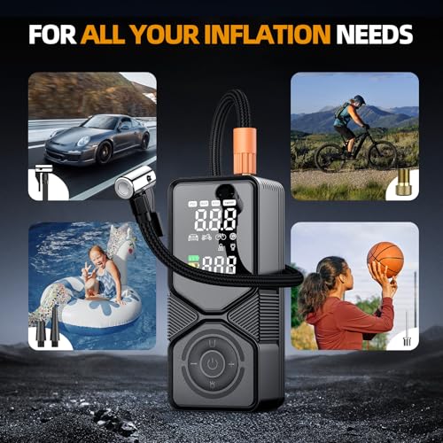 PEVALON Portable Tire Inflator 150 PSI Cordless Air Compressor