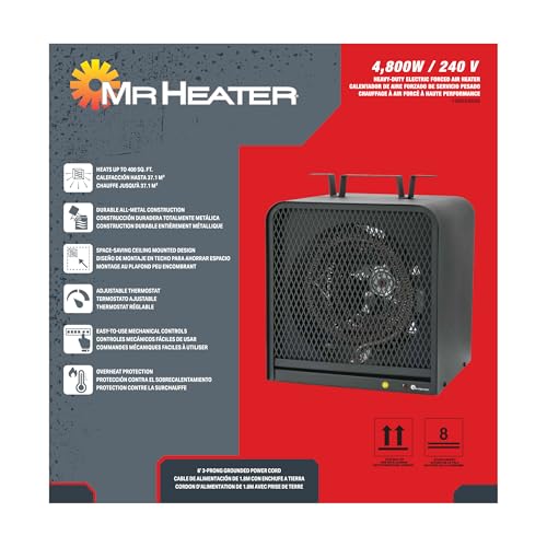 Mr. Heater 4,800W 240V Ceiling or Wall Mount Garage Utility Heater