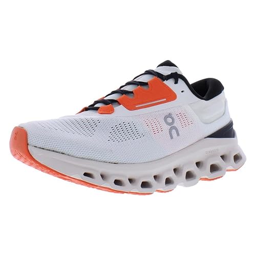 On Cloudstratus 3 Womens Shoes Size 8, Color: Undyed White/Sand White