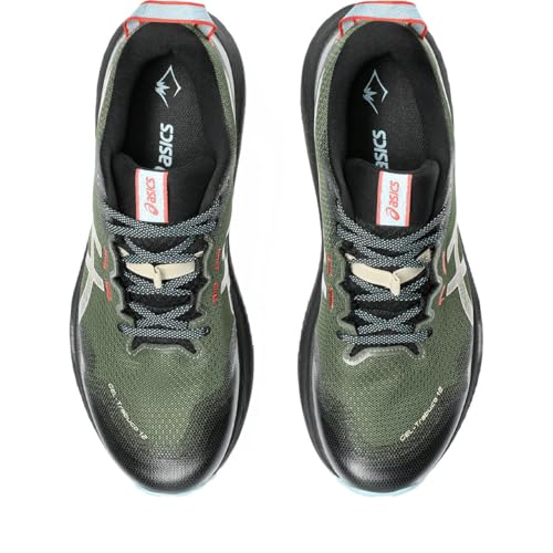 ASICS Men's Gel-Trabuco 12 Sneaker, Smog Green Feather Grey, 6 US