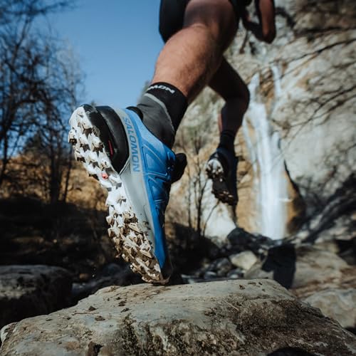 Salomon Men’s Speedcross Trail Running Shoes - Lapis Blue/Black/White - 10