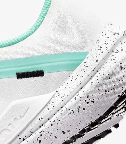 Nike Winflo 10 Women's Road Running Shoes (White/Black/Emerald Rise FN7106-100, US Footwear Size System, Adult, Women, Numeric, Medium, 6.5)