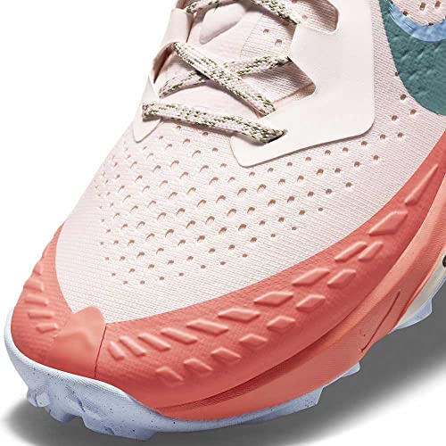 Nike Women's Air Zoom Terra Kiger 7 Trail Running Shoe (10, Light Soft Pink/Bicoastal, Numeric_10)