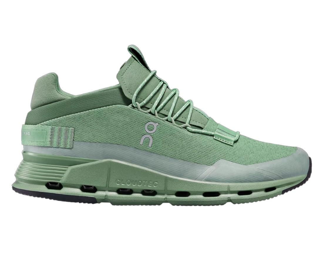 On Cloudnova Sensa Womens Shoes Size 7, Color: Fern/White - Green