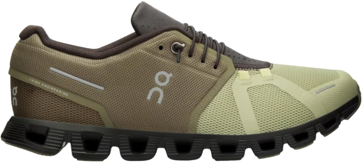 On Men's Cloud 5 Sneakers, Grove/Haze, 11 Medium US
