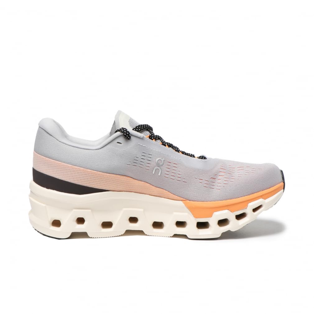 On Mens Cloudmonster 2 Glacier/Tangerine 10 M