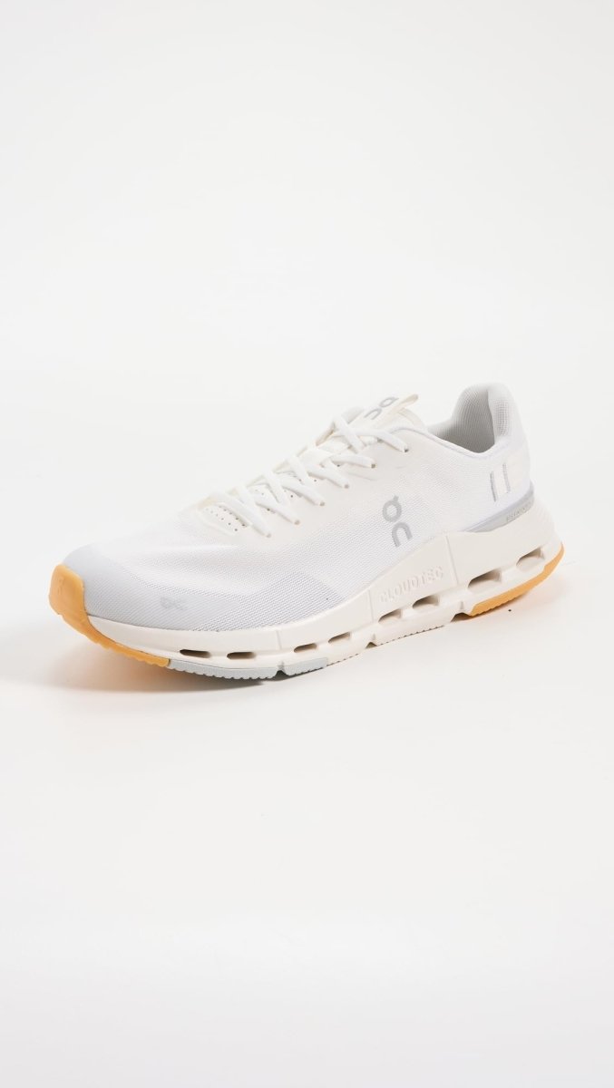 On Men's Cloudnova Form 2 Sneakers, White | Ivory, 8 Medium US