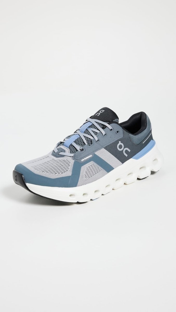 On Men's Cloudrunner 2 Sneakers, Alloy/Chambray, 11.5 Medium US