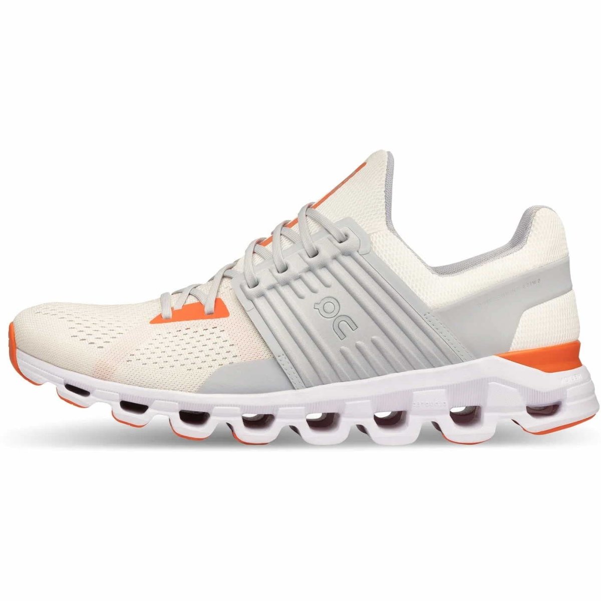 ON Running Men's Cloudswift Road Running Shoe (White/Flame,10)