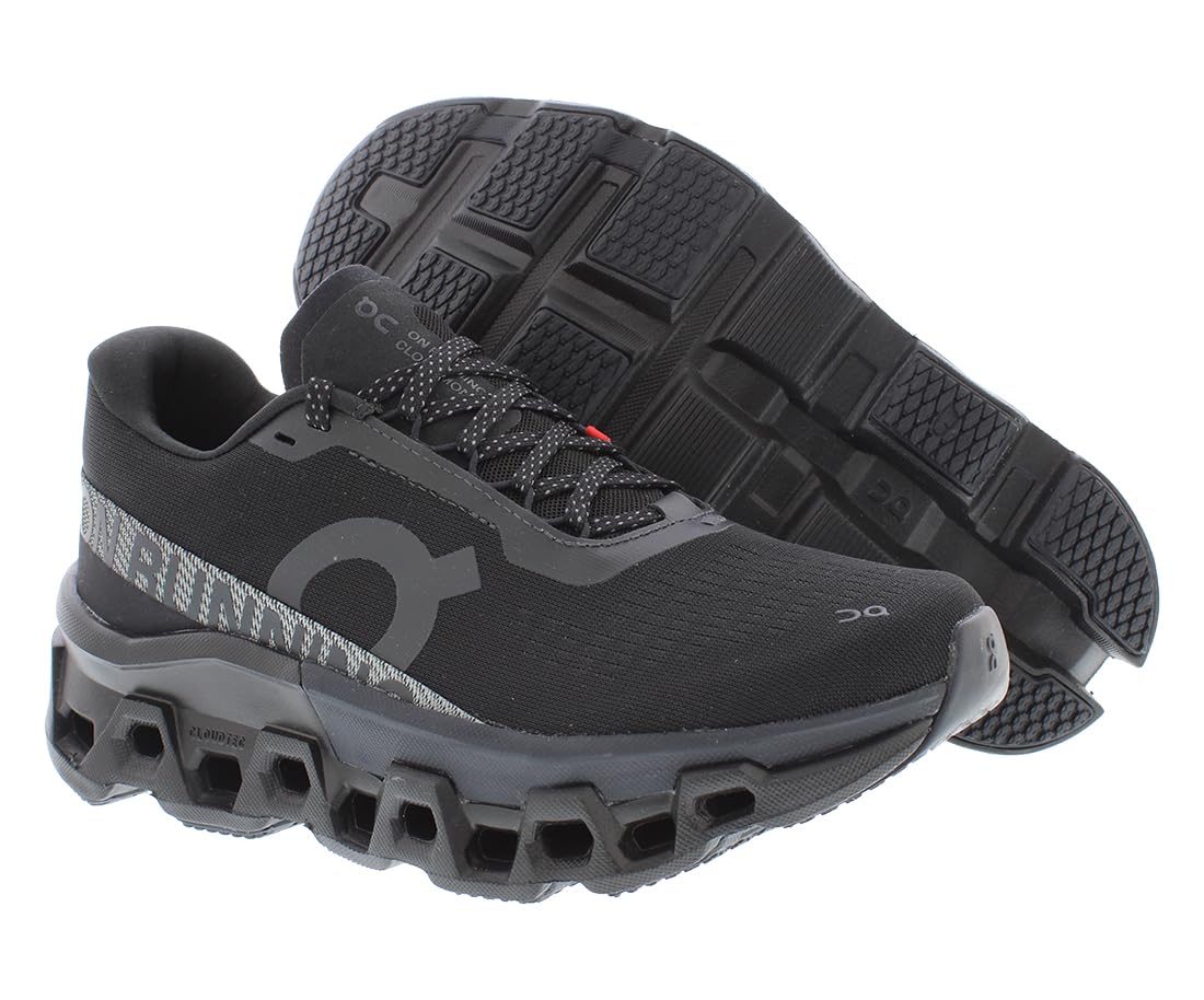 On Womens Cloudmonster 2 Black/Eclipse 9.5 M