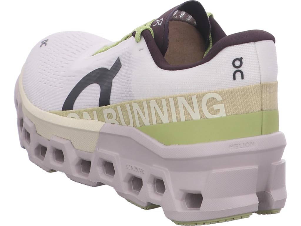 On Women's Cloudmonster 2 Running Shoes, Undyed/Zest, 10 US