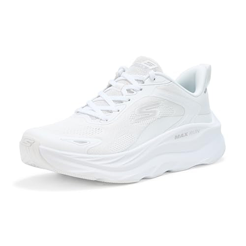 Skechers running shoe illustrating outsole and upper inspection for replacement