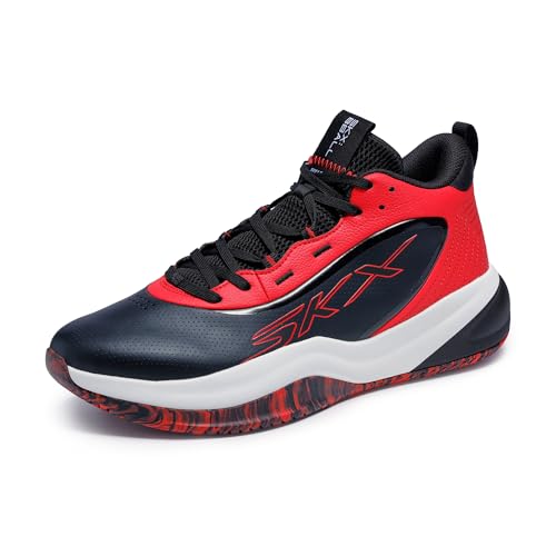 Skechers SKX basketball shoe illustrating court lockdown and toe-room checks
