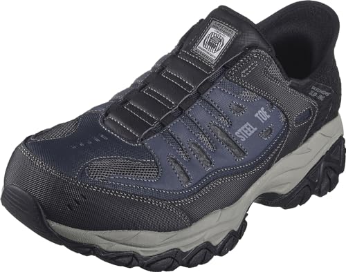 Skechers Cankton work shoe review featuring a men’s Cankton Faison Hands Free Slip-in