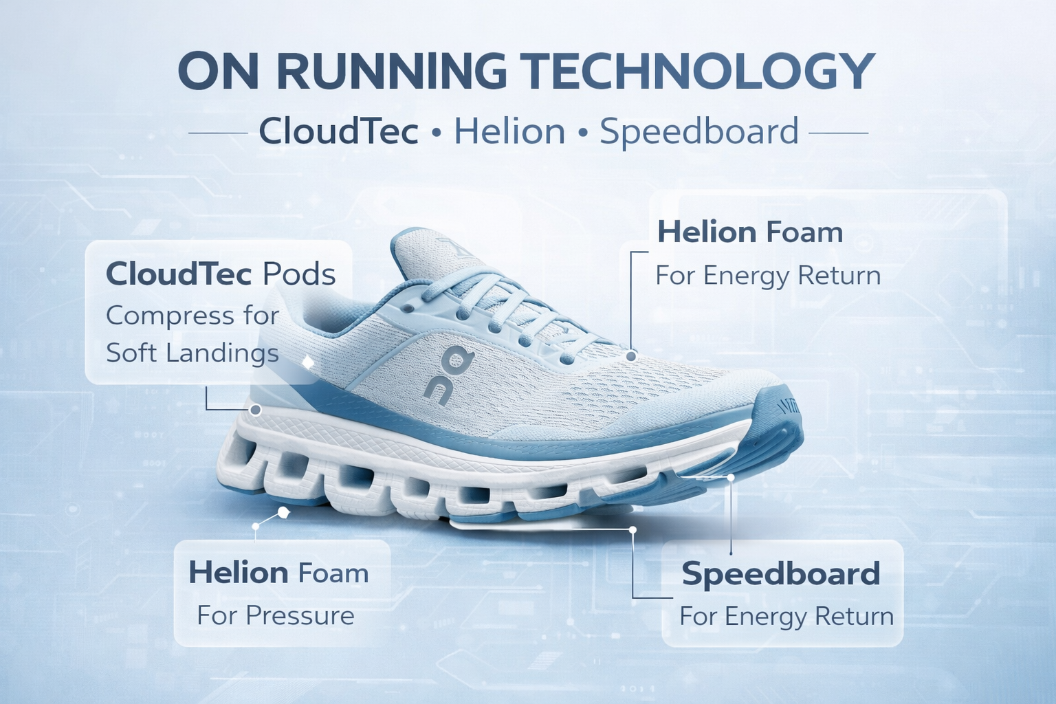 On Running Shoe Technology Explained (CloudTec, Helion & Speedboard ...