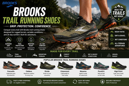 Brooks Trail Running Shoes vs On Shoes collection comparison