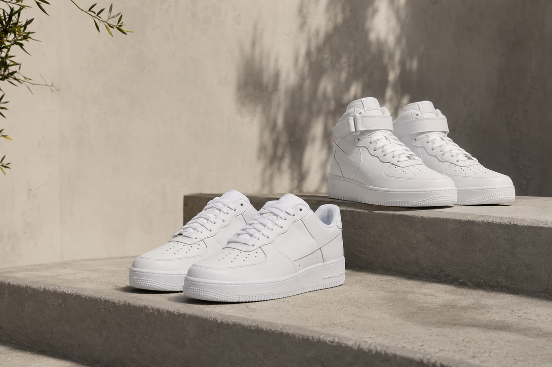 How to Choose Nike Air Force 1 Shoes by Height, Material and Fit guide image