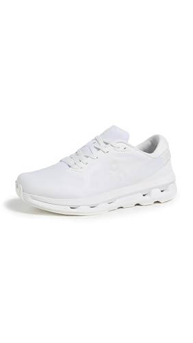 On Women's Cloudzone Sneakers, White | White, 8.5 Medium US