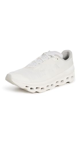 On Women's Cloudmonster Void Sneakers, White | White, 8 Medium US