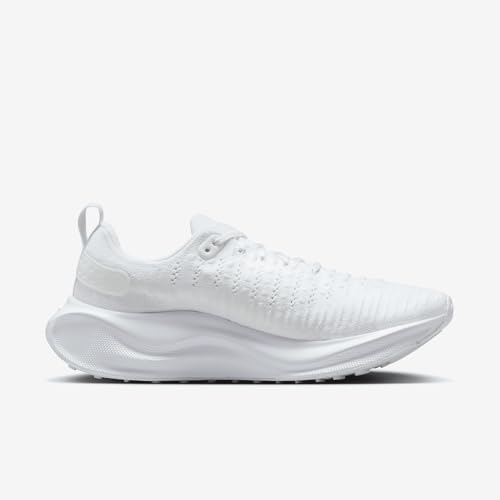 Nike InfinityRN 4 Women's Road Running Shoes (Extra Wide) (FN0880-101, White/White) Size 8
