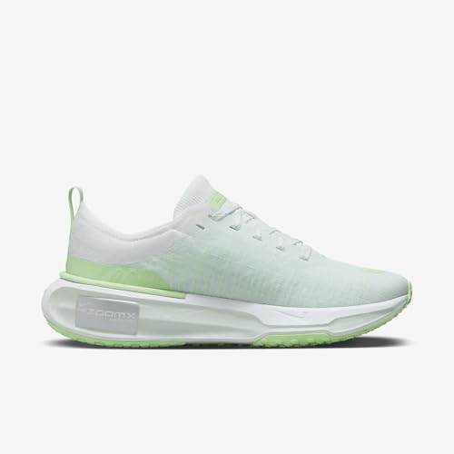 Nike Invincible 3 Women's Road Running Shoes (DR2660-104, White/Barely Green/Green Glow/Vapor Green) Size 5