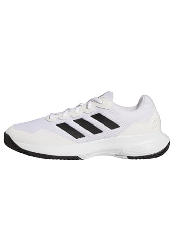 Adidas Adult GameCourt 2 Tennis White/Core Black/White 10.5