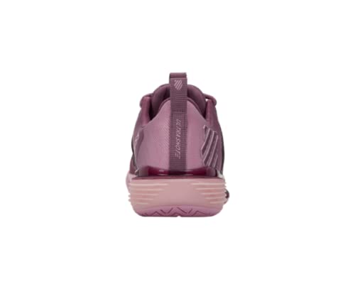 K-Swiss Women's Ultrashot 3 Tennis Shoe, Grape Nectar/Cameo Pink, 7.5 M