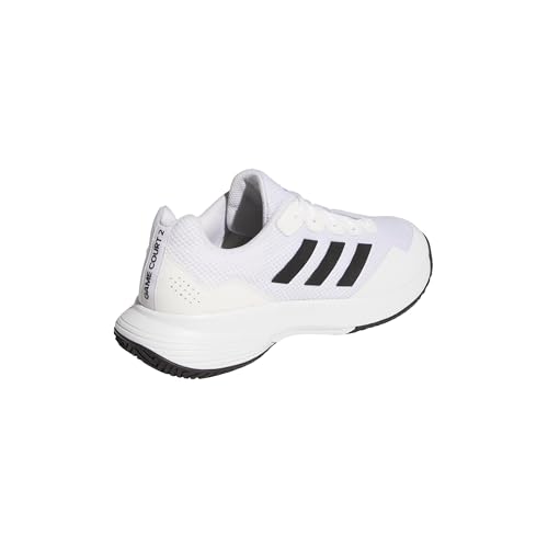 Adidas Adult GameCourt 2 Tennis White/Core Black/White 10.5