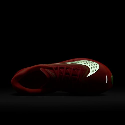 Nike Zoom Fly 6 Men's Road Racing Shoes (Bright Crimson/Lime Blast/Mint Foam/Cave Purple) Size 7