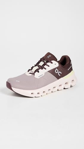 On Women's Cloudrunner 2 Waterproof Sneakers, Zinc/Seedling, Grey, Brown, 9 Medium US