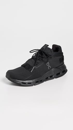 On Men's Cloudnova 2 Sneakers, All Black, 10.5 Medium US
