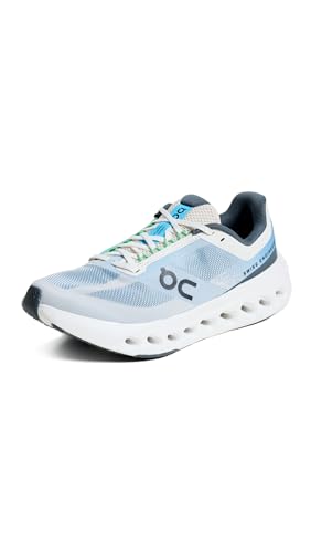 On Women's Cloudsurfer Next 1 Sneakers, Niagara/White, 11 Medium US