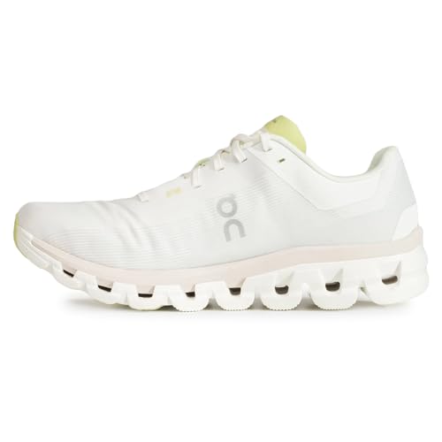 On Womens Cloudflow 4 Textile Synthetic White Sand Trainers 9.5 US