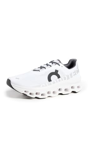 On Men's Cloudmonster Sneakers, All White, 13 Medium US