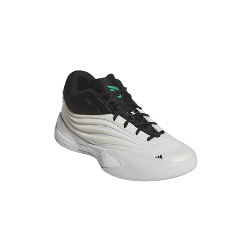 adidas Unisex Dame X Basketball Shoes Zero Metallic/Black/Court Green Men 9.5 Women 10.5 Medium