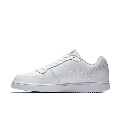 NIKE Men's Nike Ebernon Low Shoe, white/white, 10 Regular US