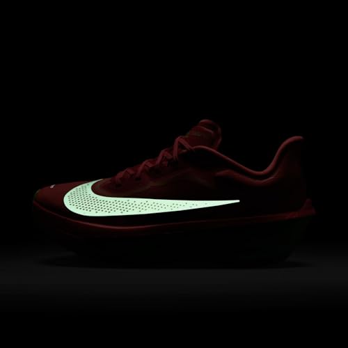 Nike Zoom Fly 6 Women's Road Racing Shoes (FN8455-601, Bright Crimson/Lime Blast/Mint Foam/Cave Purple) Size 10