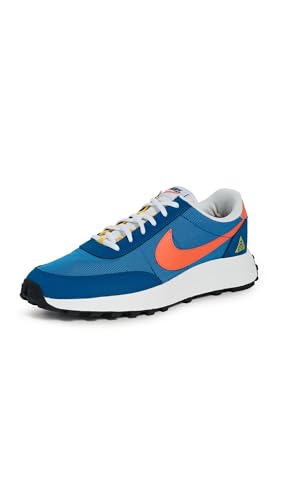 Nike Men's ACG LDV Sneakers, Blue/Turf Orange/Sail/White, 10.5 Medium US