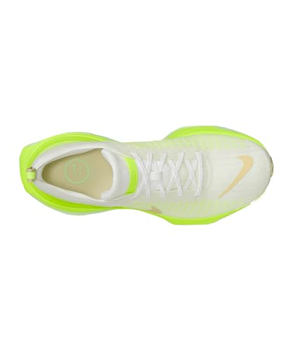 Nike Invincible 3 Men's Road Running Shoes (DR2615-104, White/Volt/Sail/Team Gold) Size 8.5