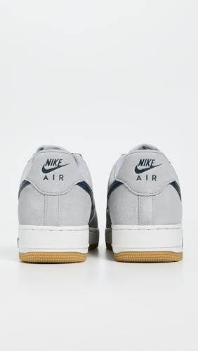 Nike Men's Air Force 1 '07 LV8 Sneakers, Lt Smoke Grey/Armory Navy, 9 Medium US