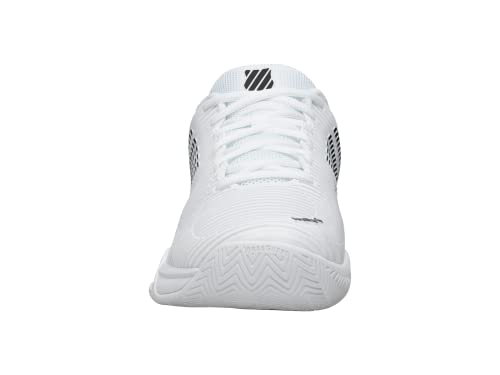 K-Swiss Men's Hypercourt Express 2 Tennis Shoe, White/Black, 7.5 M